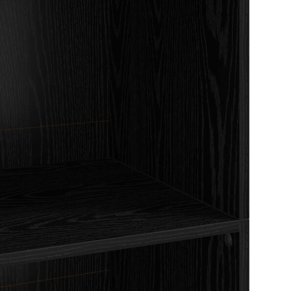 vidaXL Highboard Čierny dub 70 x 41 x 124 cm Kompozitné drevo – Obrázok 7