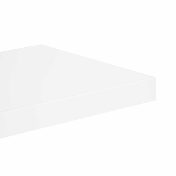 vidaXL Stenná polica Biela 61 x 13,5 x 105 cm Kompozitné drevo – Obrázok 5
