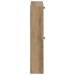 vidaXL Nástenný botník ALKMAAR 71 x 17 x 86 cm Kompozitné drevo – Obrázok 5