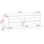 vidaXL LED TV kabinet Dub artisan Kompozitné drevo – Obrázok 12
