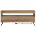 vidaXL LED TV kabinet Dub artisan Kompozitné drevo – Obrázok 6