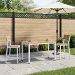 vidaXL Konferenčný stolík Biela 50 x 100,5 x 45 cm – Obrázok 3