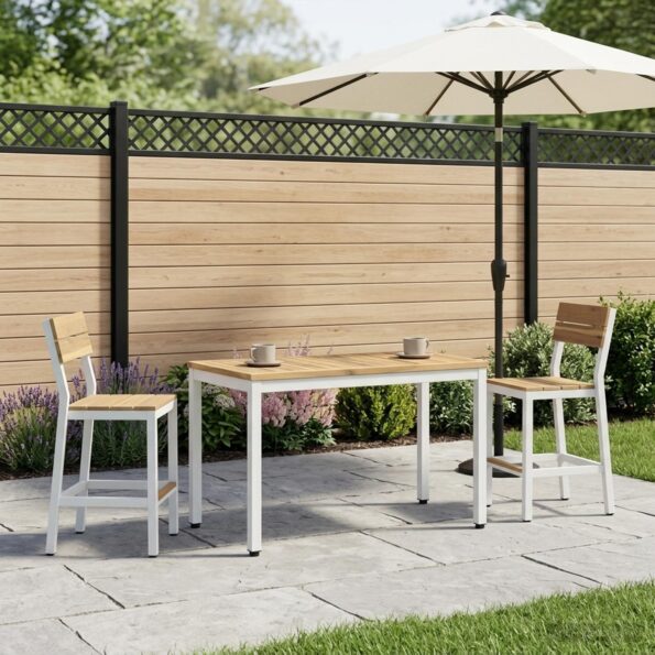vidaXL Konferenčný stolík Biela 50 x 100,5 x 45 cm – Obrázok 3