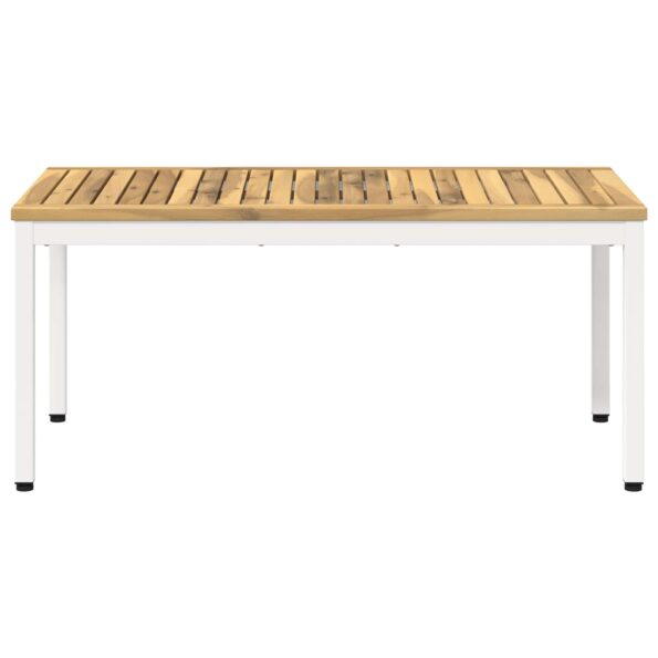 vidaXL Konferenčný stolík Biela 50 x 100,5 x 45 cm – Obrázok 4