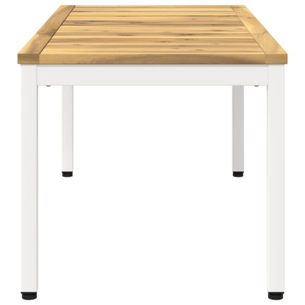 vidaXL Konferenčný stolík Biela 50 x 100,5 x 45 cm – Obrázok 5