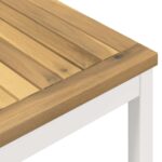 vidaXL Konferenčný stolík Biela 50 x 100,5 x 45 cm – Obrázok 7