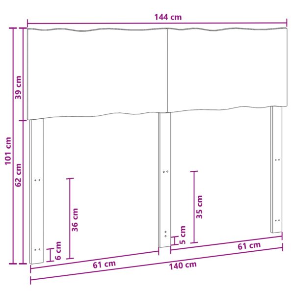 vidaXL Čelo postele so živou hranou ROSTOCK Prírodná 140 cm – Obrázok 7