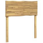 vidaXL Čelo postele so živou hranou ROSTOCK Biela 90 cm – Obrázok 2
