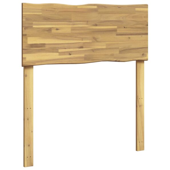 vidaXL Čelo postele so živou hranou ROSTOCK Biela 90 cm – Obrázok 2