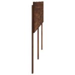 vidaXL Čelo postele s nepravidelným okrajom ROSTOCK Tmavohnedá 135 cm – Obrázok 3
