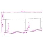 vidaXL Čelo postele s prirodzenou hranou ROSTOCK Tmavohnedá 200 cm – Obrázok 7
