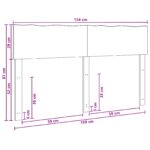 vidaXL Čelo postele s prirodzenou hranou ROSTOCK Tmavohnedá 150 cm – Obrázok 7