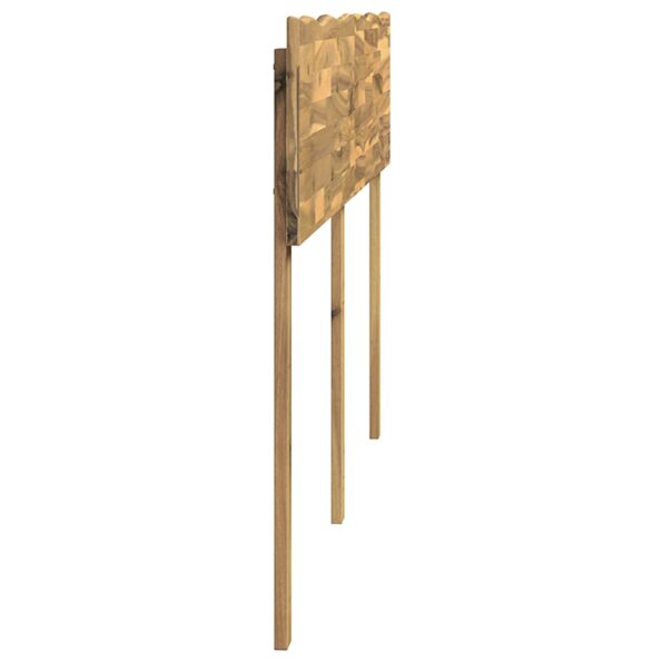 vidaXL Čelo postele s prirodzenou hranou ROSTOCK Biela 150 cm – Obrázok 3