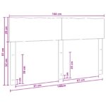 vidaXL Čelo postele s prirodzenou hranou ROSTOCK Biela 140 cm – Obrázok 7