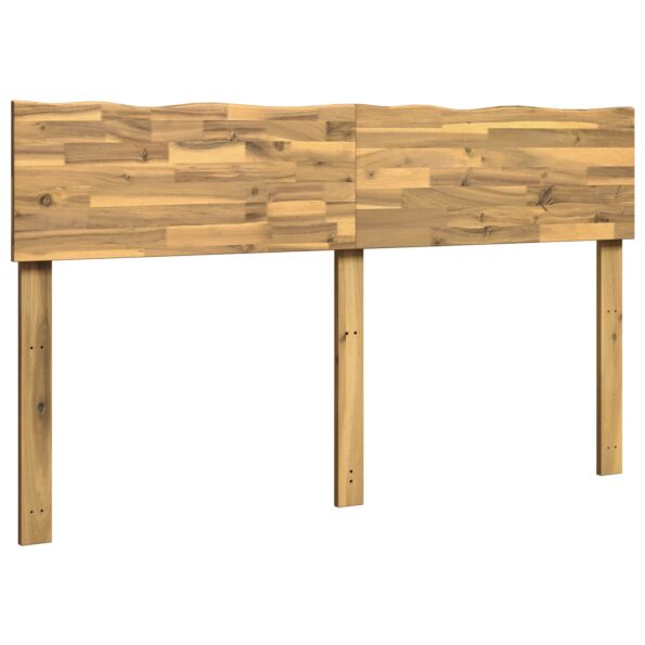 vidaXL Čelo postele s prirodzenou hranou ROSTOCK Biela 120 cm – Obrázok 2