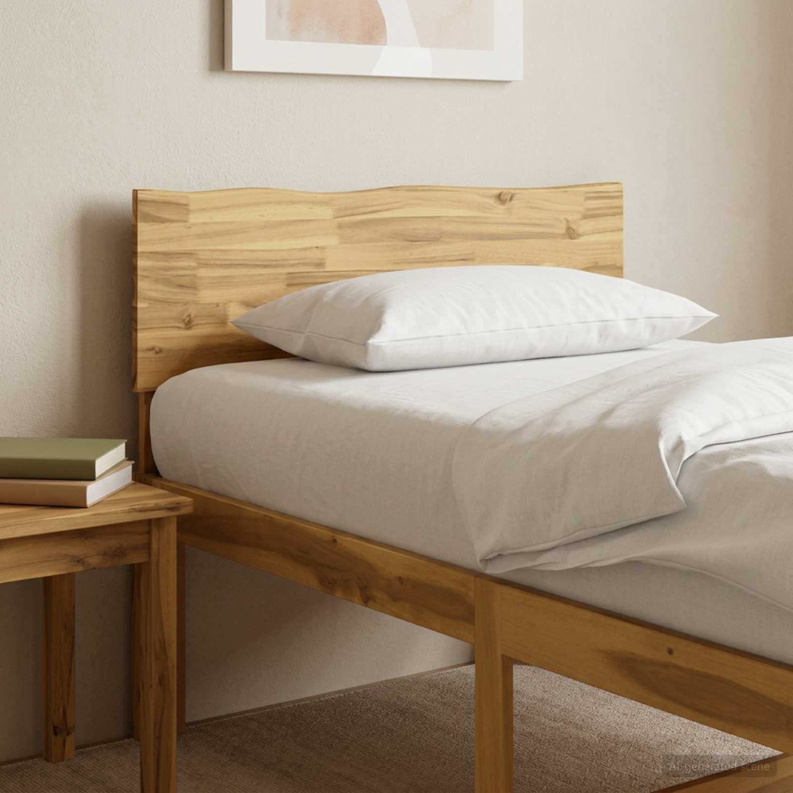 903274_1.jpg vidaXL Čelo postele s prirodzenou hranou ROSTOCK Biela 80 cm – Obrázok 1