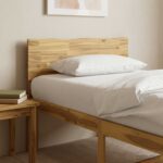 vidaXL Čelo postele s prirodzenou hranou ROSTOCK Biela 75 cm