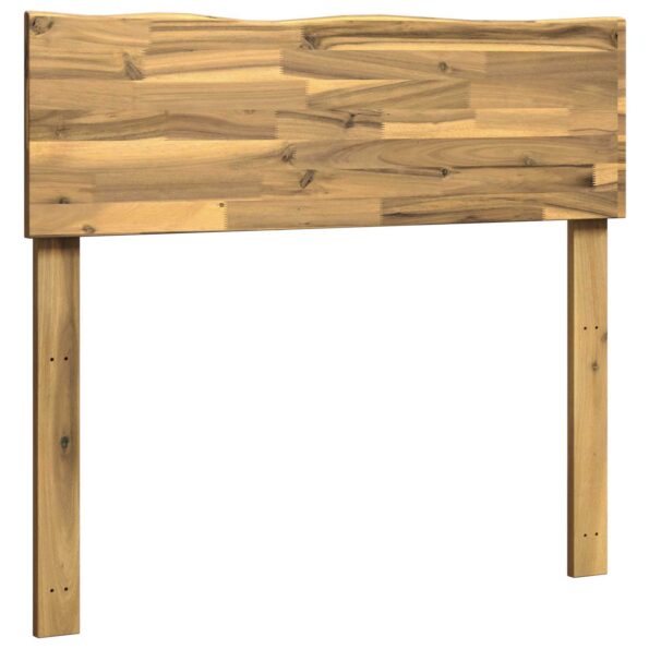vidaXL Čelo postele s prirodzenou hranou ROSTOCK Biela 75 cm – Obrázok 2
