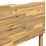 vidaXL Čelo postele s prirodzenou hranou ROSTOCK Biela 75 cm – Obrázok 5