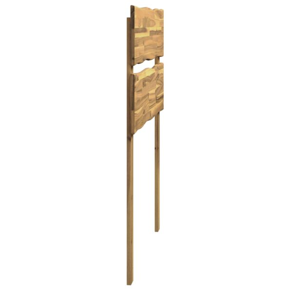 vidaXL Čelo postele s živým okrajom ROSTOCK Biela 80 cm – Obrázok 3