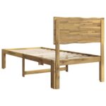 vidaXL Jednolôžkový rám postele s čelom ROSTOCK Biela 75 x 190 cm – Obrázok 6