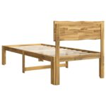 vidaXL Jednolôžkový rám postele s čelom ROSTOCK Biela 90 x 190 cm – Obrázok 6