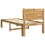 vidaXL Jednolôžkový rám postele s čelom ROSTOCK Biela 80 x 200 cm – Obrázok 6