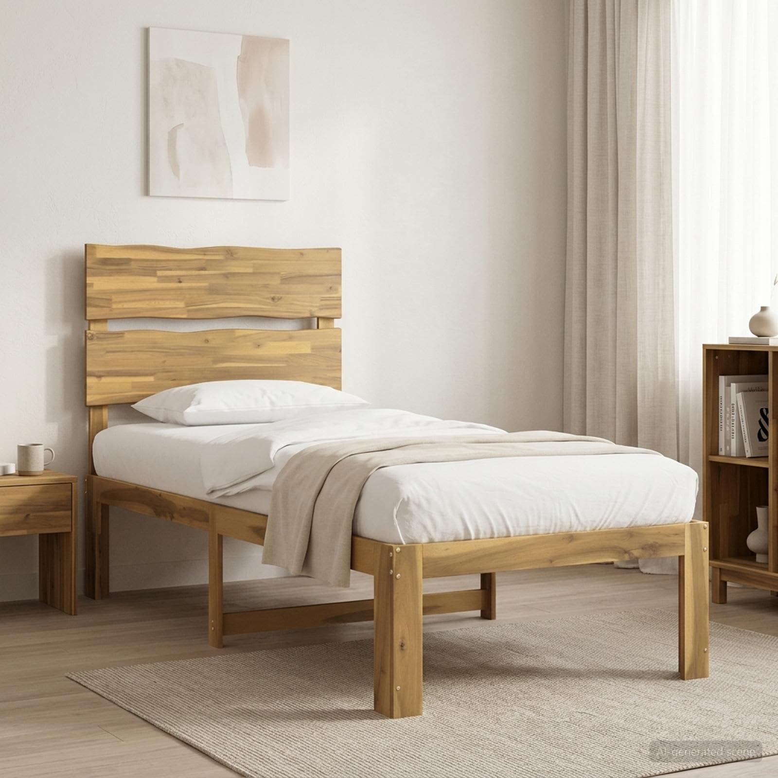 903496_1.jpg vidaXL Jednolôžkový rám postele s čelom ROSTOCK Biela 80 x 200 cm – Obrázok 1