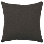 vidaXL Poťah na podložku 6 pcs HEERLEN Tmavosivá 30 x 30 cm Bouclé – Obrázok 2