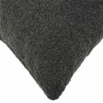 vidaXL Poťah na podložku 6 pcs HEERLEN Tmavosivá 30 x 30 cm Bouclé – Obrázok 4
