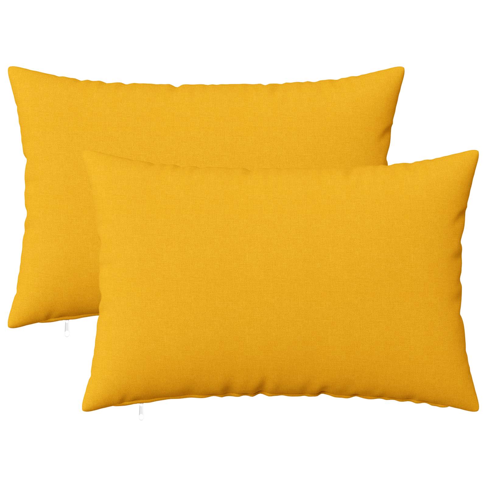 907677_1.jpg vidaXL Poťah na podložku 2 ks HEERLEN Svetložltá 30 x 50 cm Látka – Obrázok 1
