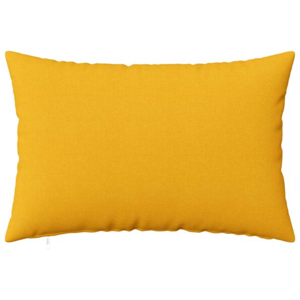 vidaXL Poťah na podložku 2 ks HEERLEN Svetložltá 30 x 50 cm Látka – Obrázok 2