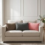 vidaXL Poťah na podložku 2 pcs HEERLEN Svetlosivá 30 x 50 cm Zamat