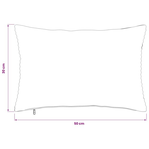 vidaXL Poťah na podložku 2 pcs HEERLEN Zelená 30 x 50 cm manšestr – Obrázok 9