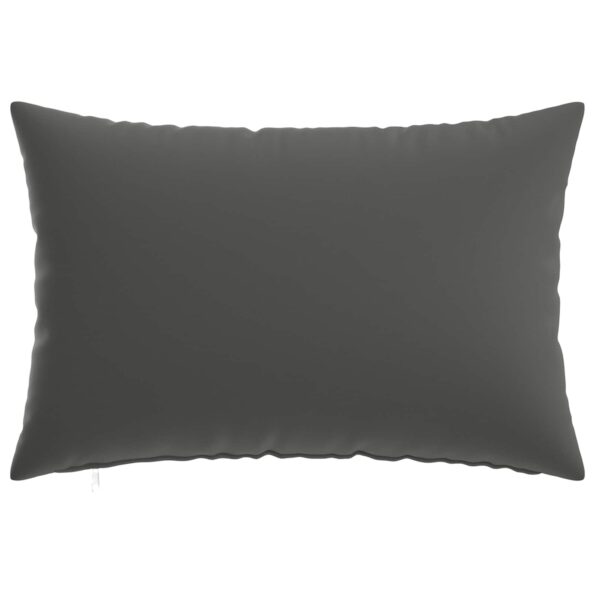 vidaXL Poťah na podložku 6 pcs HEERLEN Antracitová 30 x 50 cm – Obrázok 3