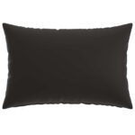 vidaXL Poťah na podložku 2 pcs HEERLEN Čierna 30 x 50 cm Polyester – Obrázok 3