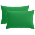vidaXL Poťah na podložku 2 pcs HEERLEN Zelená 30 x 50 cm Polyester – Obrázok 2