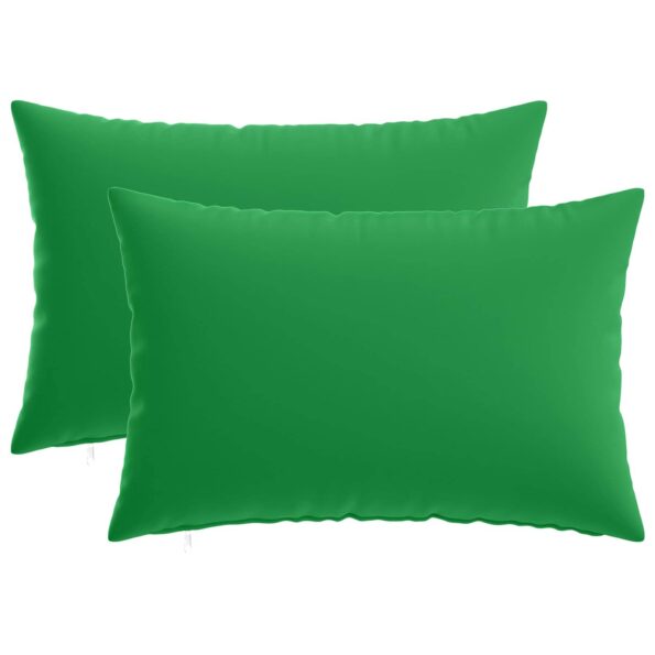 vidaXL Poťah na podložku 2 pcs HEERLEN Zelená 30 x 50 cm Polyester – Obrázok 2