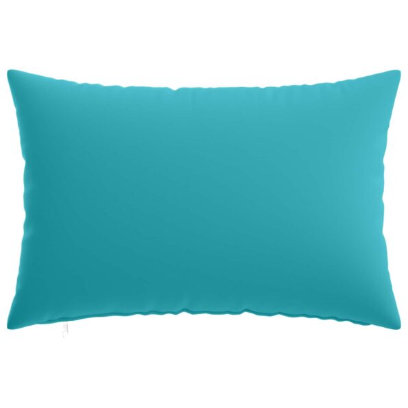 vidaXL Poťah na podložku 6 pcs HEERLEN Tyrkysová 30 x 50 cm Polyester – Obrázok 3