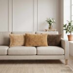 vidaXL Poťah na podložku 6 ks HEERLEN Sivohnedá 30 x 50 cm