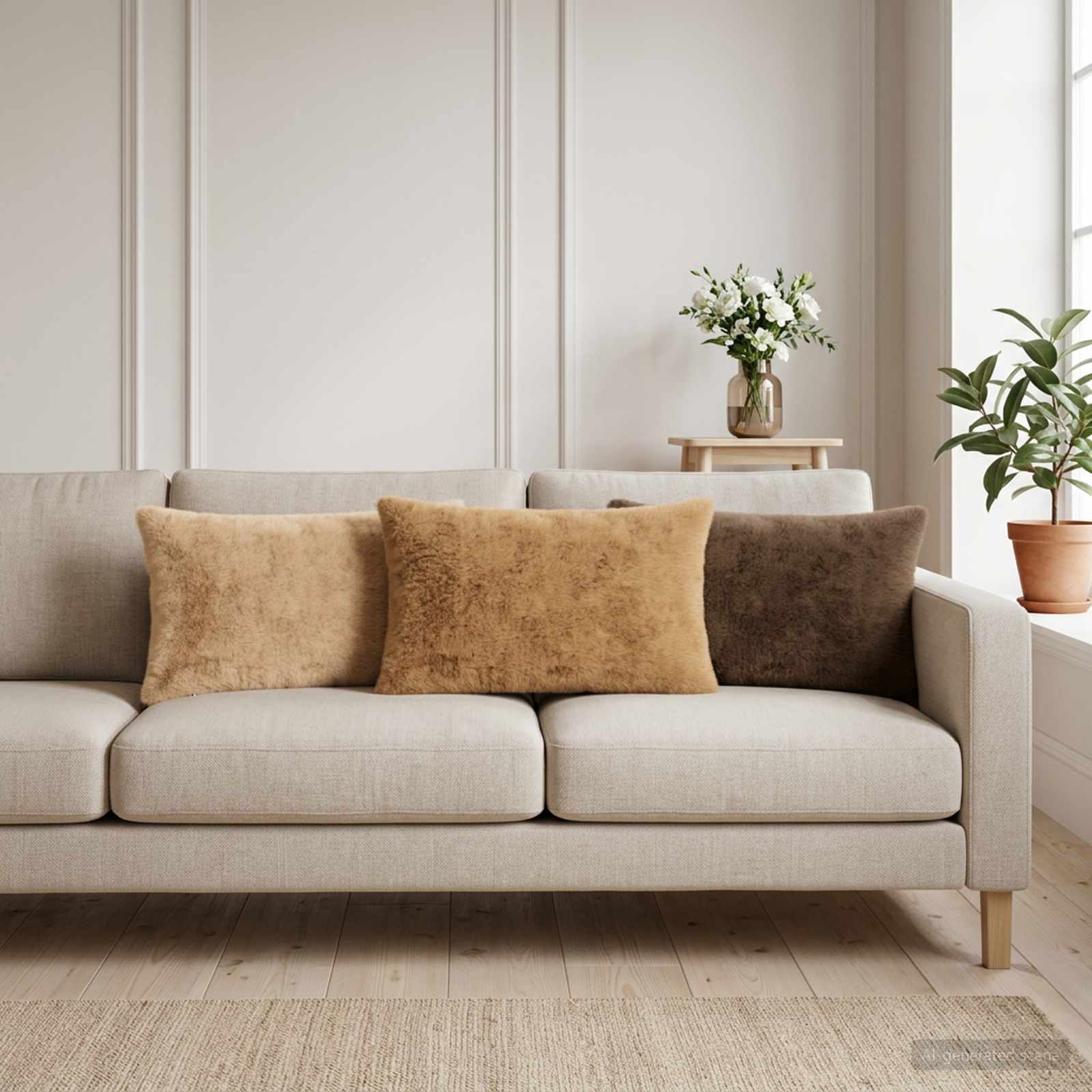 907954_1.jpg vidaXL Poťah na podložku 6 ks HEERLEN Sivohnedá 30 x 50 cm – Obrázok 1