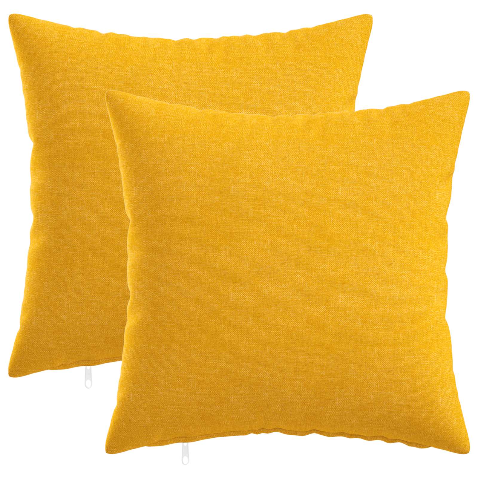 908001_1.jpg vidaXL Poťah na podložku 2 ks HEERLEN Svetložltá 35 x 35 cm Látka – Obrázok 1