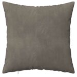 vidaXL Poťah na podložku 2 pcs HEERLEN Svetlosivá 35 x 35 cm Zamat – Obrázok 2