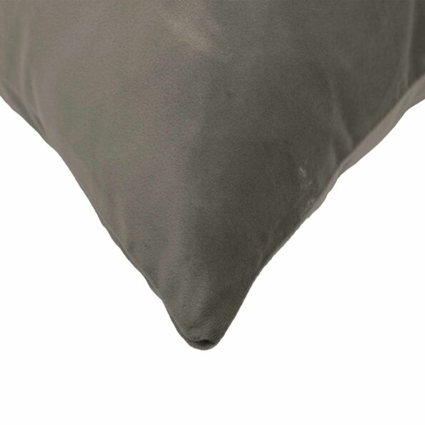 vidaXL Poťah na podložku 2 pcs HEERLEN Svetlosivá 35 x 35 cm Zamat – Obrázok 4