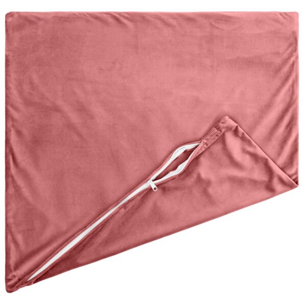 vidaXL Poťah na podložku 6 pcs HEERLEN Ružová 35 x 35 cm Zamat – Obrázok 3