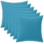 vidaXL Poťah na podložku 6 pcs HEERLEN Svetlomodrá 35 x 35 cm – Obrázok 2