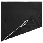 vidaXL Poťah na podložku 2 pcs HEERLEN Čierna 40 x 40 cm Zamat – Obrázok 4