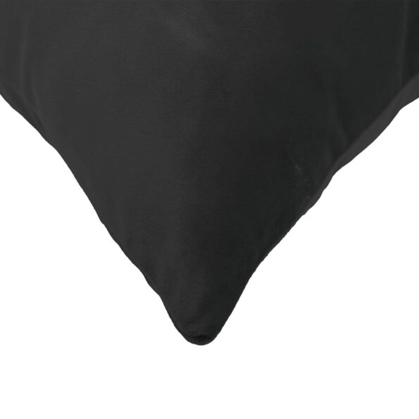 vidaXL Poťah na podložku 2 pcs HEERLEN Čierna 40 x 40 cm Zamat – Obrázok 5