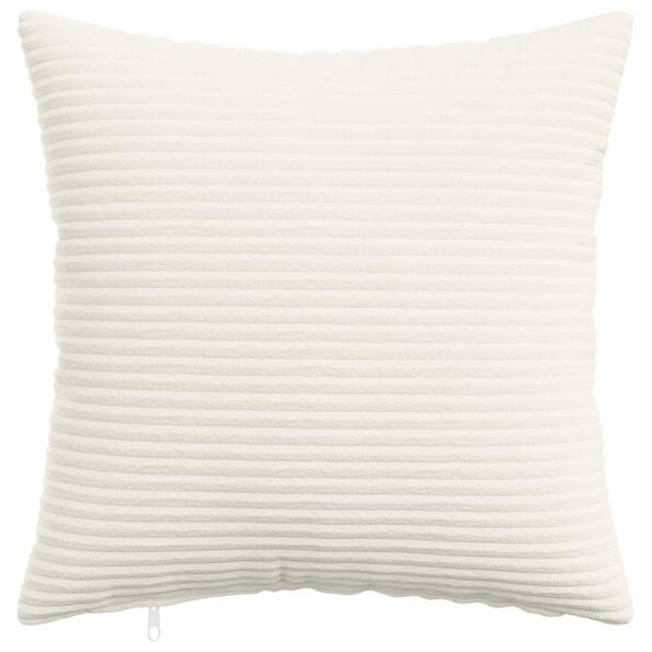 vidaXL Poťah na podložku 2 pcs HEERLEN Krémová 40 x 40 cm manšestr – Obrázok 2