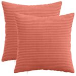 vidaXL Poťah na podložku 2 pcs HEERLEN Červenooranžová 40 x 40 cm